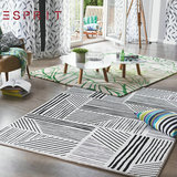 ESPRIT地毯 简约现代 客厅卧室地毯 北欧风格地毯 简约黑白地毯
