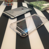 包邮港风iPhone6 plus手机壳苹果5/5s线条简约风透明壳硅胶手机套