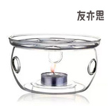 花茶壶玻璃底座耐高温纯手工蜡烛保温专用圆形加热座茶具茶道零配