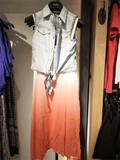 KAMA 卡玛 夏季新款潮女装 时尚休闲渐变染色吊带连衣裙 7214170