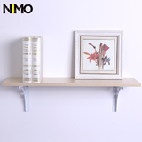 NIMO书架一字搁板置物架简约创意隔板架墙上木板架子支架3-J