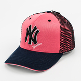 mlb棒球帽专柜正品代购16新款粉色NY鸭舌帽嘻哈帽la弯沿帽子06850