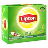 立顿绿茶茶包200g 100包/盒  袋泡茶叶奶茶店绿茶包