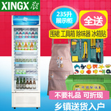 XINGX/星星 LSC-235C 冰柜立式冷藏展示柜单门饮料柜商用展示冷柜