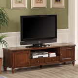 新款特价美式家具美式乡村实木电视柜现代简约电视柜1.5米1.8米