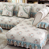 欧式亚麻沙发垫布艺四季通用沙发坐垫子组合沙发套实木真皮沙发巾