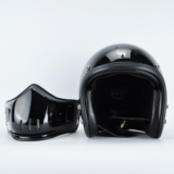 日本正品TT&CO汤普森摩托车巡航幽灵骑士复古哈雷头盔全盔面罩亮
