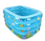 哆漫透明充气婴儿游泳池婴幼儿童宝宝戏水池保温新生儿洗澡泳池