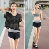 【天天特价】韩国瑜伽服女跑步运动速干夏季健身服女套装三件套