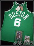 Celtics Bill Russell 比尔拉塞尔 凯尔特人M&N复古AU球员版球衣