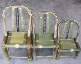 竹制品椅工艺品农家竹背篼手工编织椅非折叠量大可定做批发团购