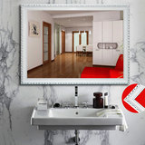 简约欧式大浴室镜壁挂卫浴镜子洗手卫生间镜子梳妆镜特价可定制