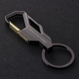 高档真皮钥匙扣汽车钥匙挂件男腰挂钥匙链金属钥匙圈创意小礼品