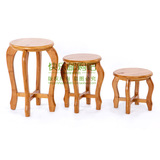 特价楠竹小圆凳小孩凳坐凳宜家创意花架 餐厅凳实木小家具便携凳