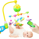 婴儿床铃音乐旋转充电婴儿玩具挂件0-3-6-12个月新生女孩男孩床挂