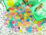 高质量彩色玻璃球水晶土水晶泥海绵宝宝水晶泥不褪色弹珠水晶宝宝