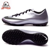 小将正品耐克NIKE MERCURIAL刺客10足球鞋 紫色碎钉TF 651646-580