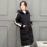 2016韩版新款秋冬修身学生中长款羽绒棉服女装棉衣加厚棉袄外套