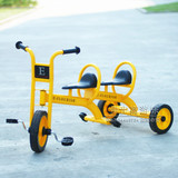 儿童室内外专用车幼儿园两人脚踏车三轮车单人双胞胎游戏玩具童车