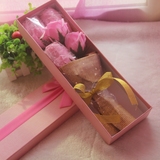 生日礼物性感蕾丝镂空粉色玫瑰花束内内裤礼盒送闺蜜老婆女朋友