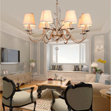 美式法式田园客厅仿古铜水晶树枝吊灯北欧现代创意餐厅卧室吊灯具