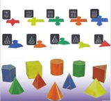10形透明几何容器正品台湾游思乐幼儿园小学数学教具几何形体模型