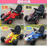 儿童电动车双驱遥控卡丁车小孩可坐童车宝宝玩具汽车充气轮电瓶车