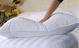 [沐新]五星级酒店纯棉羽丝绒枕头 健康保健纤维枕芯 宾馆床上用品