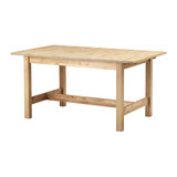 深圳宜家代购 宜家家居正品 IKEA 诺顿 伸缩型餐桌, 桦木