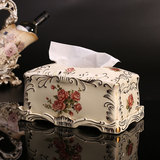 纸巾盒欧式家居客厅茶几抽纸盒创意高档餐桌纸抽盒实用装饰品摆件