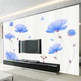 简约大型无缝壁画浪漫抽象花卉壁纸整张客厅电视背景墙3D立体墙纸