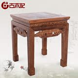 古木记鸡翅木家具红木小方凳古典实木中式茶桌凳原木小板凳矮凳