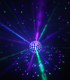 LED声控魔球 透镜水晶包房KTV大魔球 七彩旋转变色酒吧舞台灯光