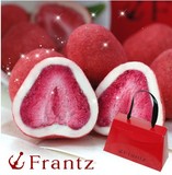 现货！日本神户 Frantz 红草莓/松露/天空草莓夹心90G巧克力