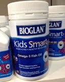 新西兰直邮 正品代购 佳思敏Bioglan 儿童智能Omega3鱼油 125粒