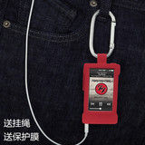 苹果iPod nano 7登山扣保护壳 nano7挂扣挂脖挂绳硅胶防摔保护套