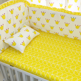 定做春夏纯棉婴儿床围宝宝床围儿童床上用品婴幼儿床品套件可拆洗