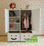 出口欧式韩式外贸简约宜家实木家具儿童衣柜,美式储物柜宝宝衣柜