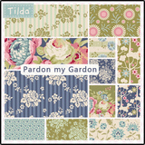 北欧品牌Tilda-PardonmyGardon布组进口纯棉印花布料八分之一码