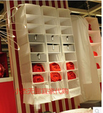 IKEA南京无锡宜家代购思库布储物件衣服杂物挂袋衣柜内收纳盒9格