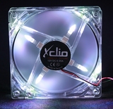 原装Xclio 12厘米超薄机箱风扇 12025 12CM 钻彩灯 风扇 大4P接口