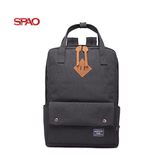 SPAO正品代购 16春新款EXO SJ AOA纯色双肩包书包背包