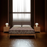 全实木床北欧简约拆洗软靠布艺床现代单人双人床婚床橡木水曲柳床