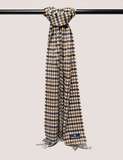 英国代购 雅格狮丹/Aquascutum 男士格纹设计羊绒围巾 混合色