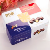 麦丽素礼盒上海百诺纯可可脂巧克力210g礼盒装英式麦丽素