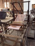 老式织布机老织布机民俗老物件织布机老纺织工具老物件木质织布机