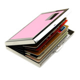 创意皮质名片卡夹盒女式商务不锈钢男士银行信用卡片收纳盒子刻字