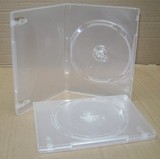 加厚透明单片装长方形CD单面盒DVD单面光盘盒塑料盒厂家直销