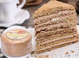 正品俄罗斯双山提拉米苏生日 蜂蜜奶油千层锯末蛋糕原味1个包邮