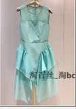 BAISI/百丝 专柜正品2016夏 纯色网纱个性修身连衣裙ATA605021